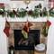 Village Lighting Mantle Garland & Stocking Hanger